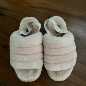 Ugg Slippers, soft pink, size 5